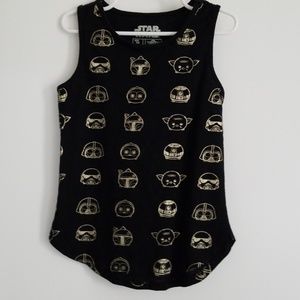 Little girls star wars tank size s